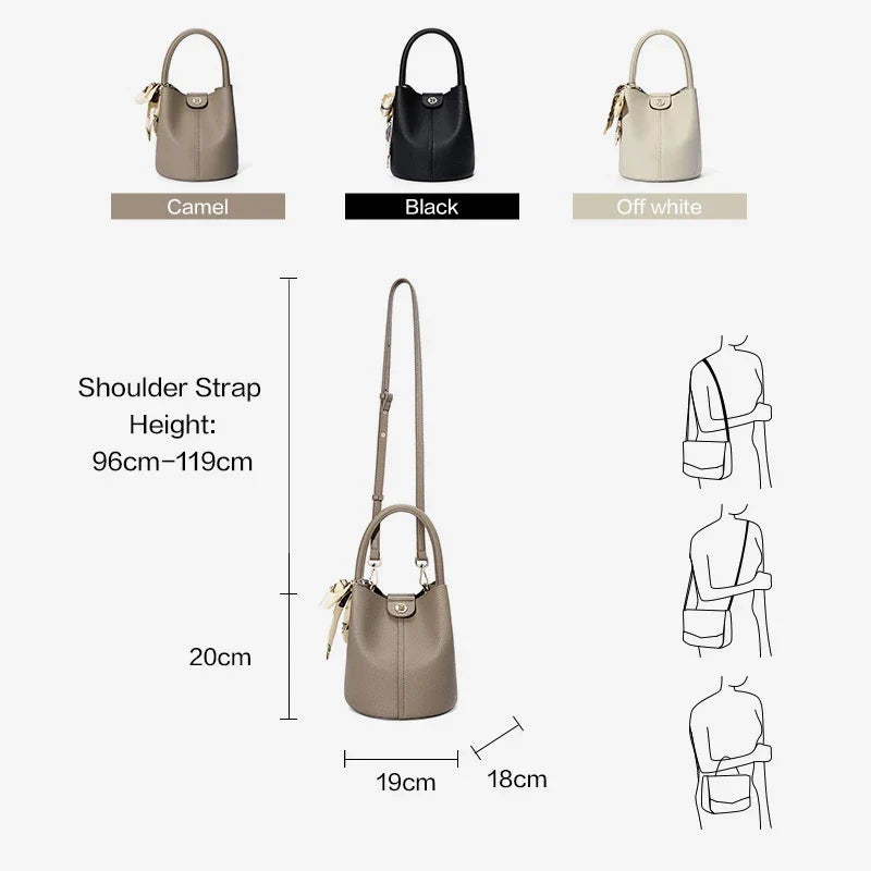 Bostanten Women's Fashionable Bucket Bag