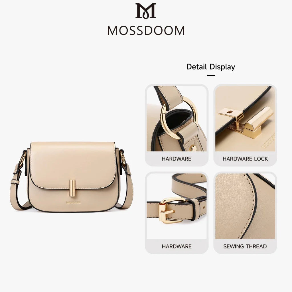 MOSSDOOM Women's Bag Valerie Bag Fashion Simple Crossbody Bag for Women