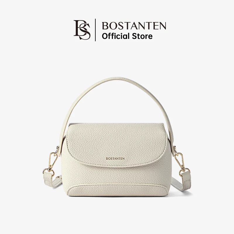 Bostanten Amber Bag Magnetic Buckle Design Lychee