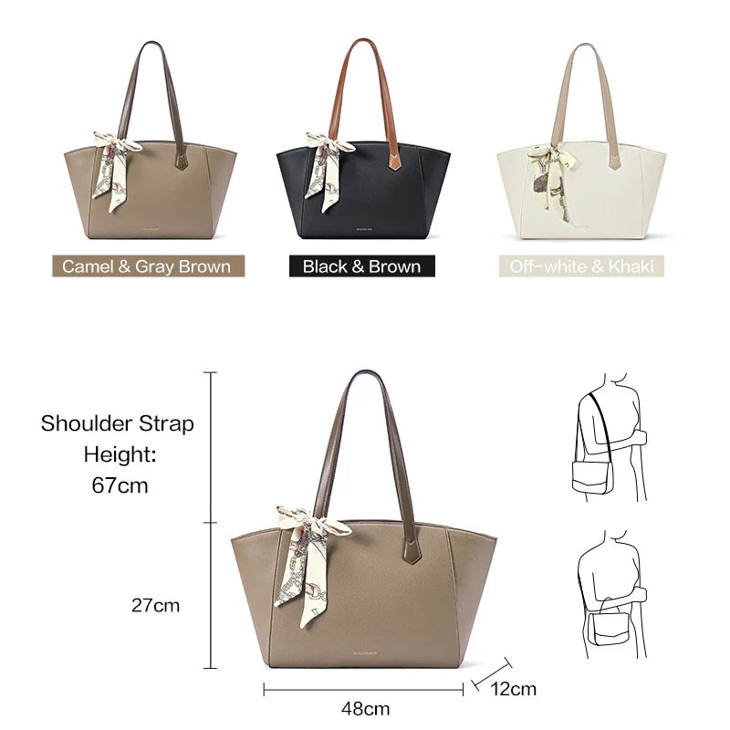 Bostanten Tote Bag Comfortable Exquisite and Luxury Shoulder Bag