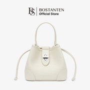 Bostanten Women's Drawstring Bag with Buckle Lock