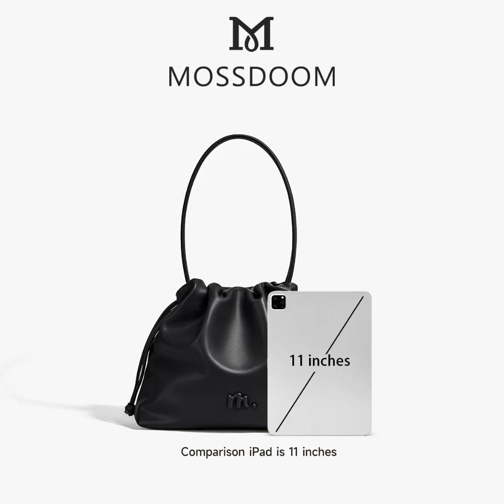 MOSSDOOM Danica Bag Cloud-Shaped Drawstring Shoulder Bag