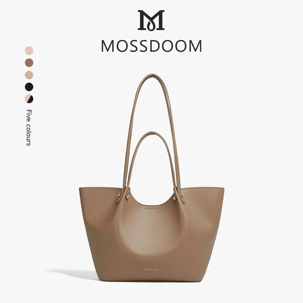 MOSSDOOM Perla Bag – Elegant Women’s Bucket Tote & Shoulder Handbag