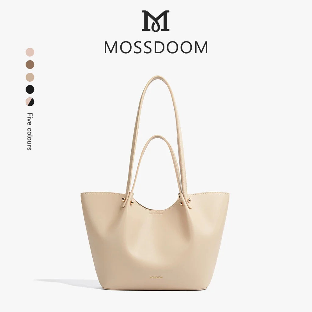 MOSSDOOM Perla Bag – Elegant Women’s Bucket Tote & Shoulder Handbag