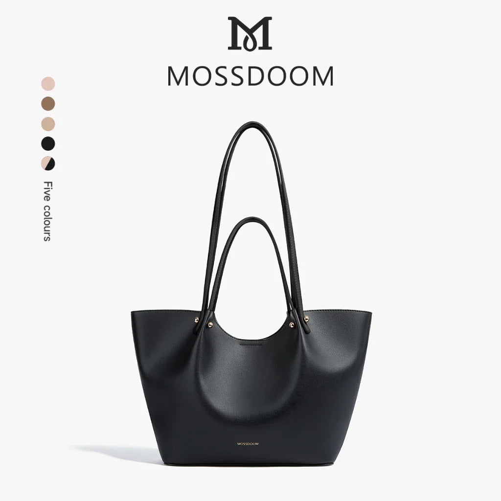 MOSSDOOM Perla Bag – Elegant Women’s Bucket Tote & Shoulder Handbag