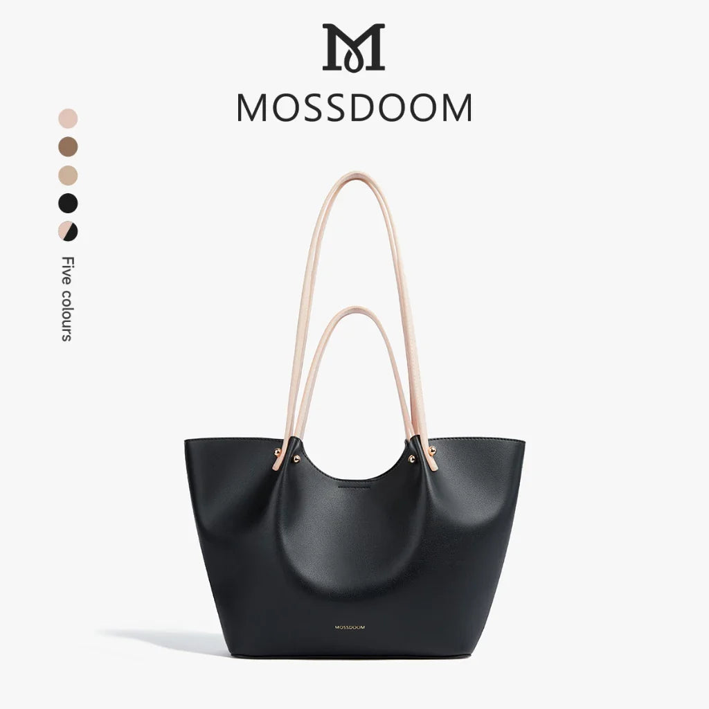 MOSSDOOM Perla Bag – Elegant Women’s Bucket Tote & Shoulder Handbag