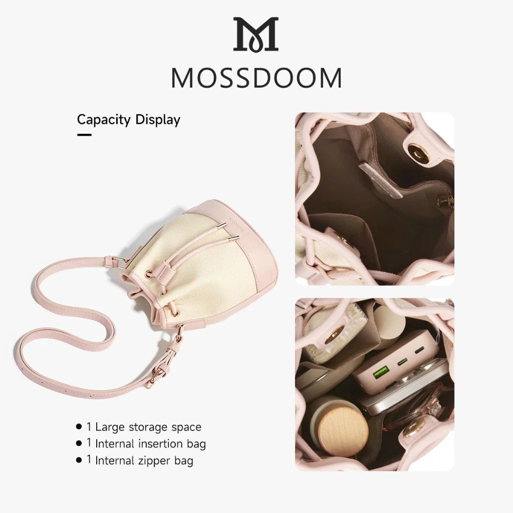 MOSSDOOM Alicia Bag - Trendy Convertible Tote & Crossbody Bag for Women