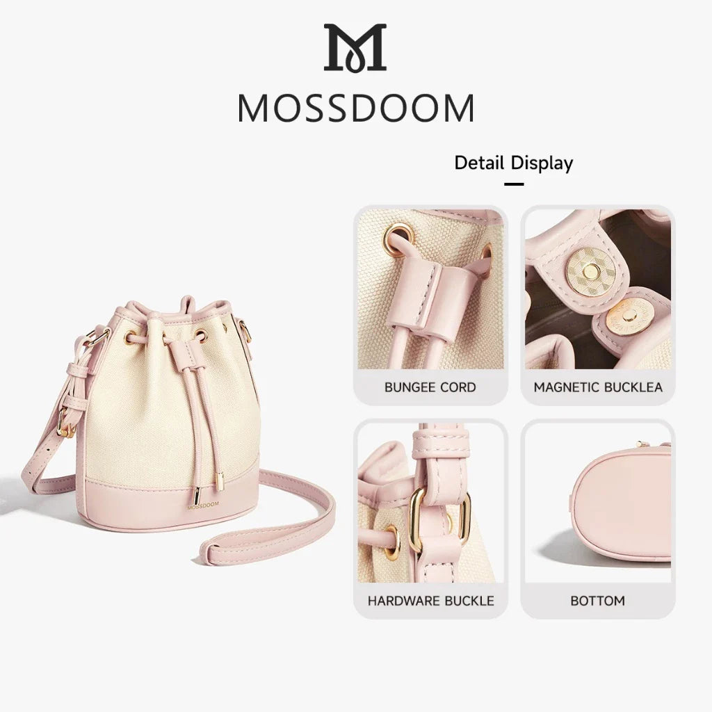 MOSSDOOM Alicia Bag - Trendy Convertible Tote & Crossbody Bag for Women