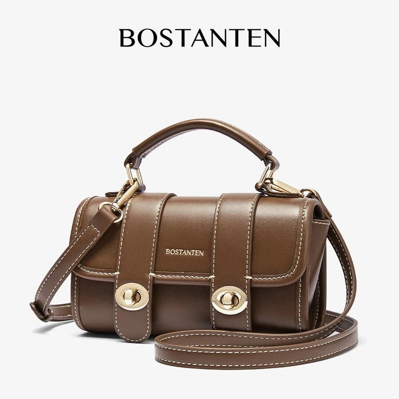 Bostanten Marsya Cambridge Bag Elegant 2 in 1 Womens Handbag and Crossbody Bag 2025 Edition