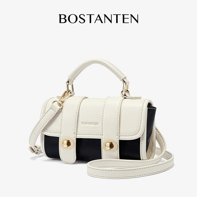 Bostanten Marsya Cambridge Bag Elegant 2 in 1 Womens Handbag and Crossbody Bag 2025 Edition