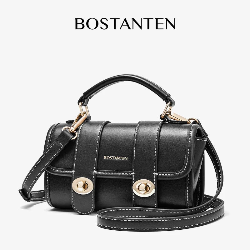 Bostanten Marsya Cambridge Bag Elegant 2 in 1 Womens Handbag and Crossbody Bag 2025 Edition