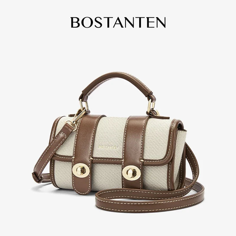 Bostanten Marsya Cambridge Bag Elegant 2 in 1 Womens Handbag and Crossbody Bag 2025 Edition
