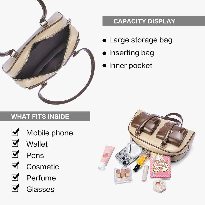 Bostanten Women's Shoulder Bag - Fashionable & Spacious Handbag